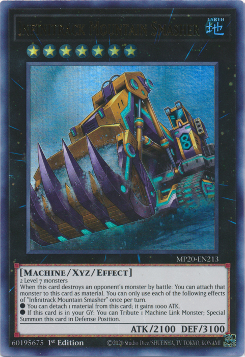Infinitrack Mountain Smasher [MP20-EN213] Ultra Rare | Cracking-Singles