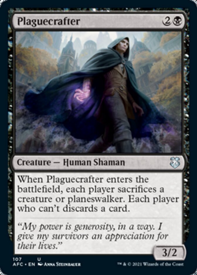 Plaguecrafter [Dungeons & Dragons: Adventures in the Forgotten Realms Commander] | Cracking-Singles