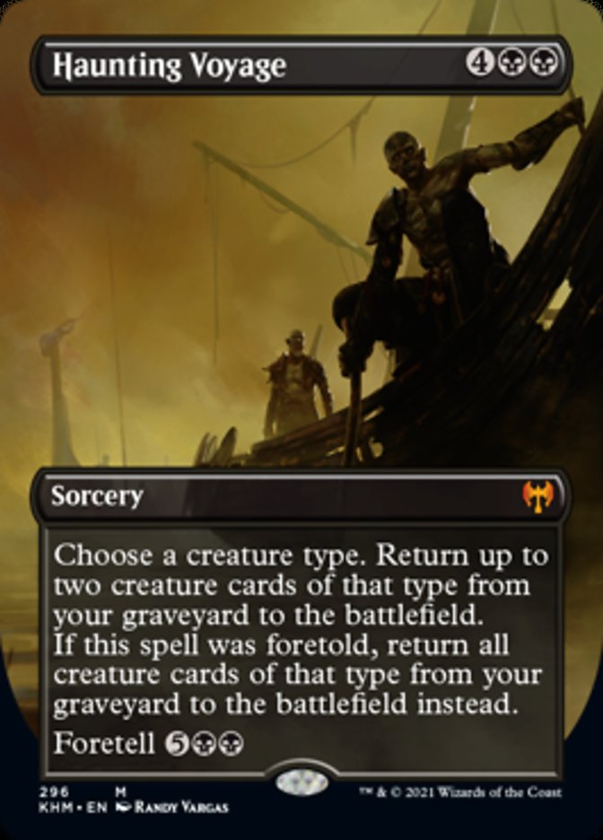 Haunting Voyage (Borderless Alternate Art) [Kaldheim] | Cracking-Singles