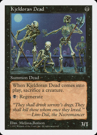 Kjeldoran Dead [Fifth Edition] | Cracking-Singles