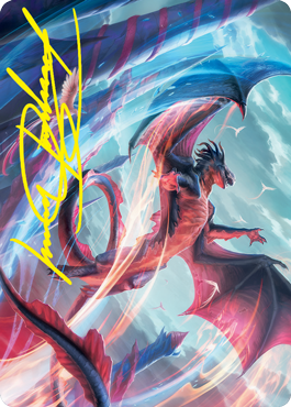 Galazeth Prismari Art Card (Gold-Stamped Signature) [Strixhaven: School of Mages Art Series] | Cracking-Singles