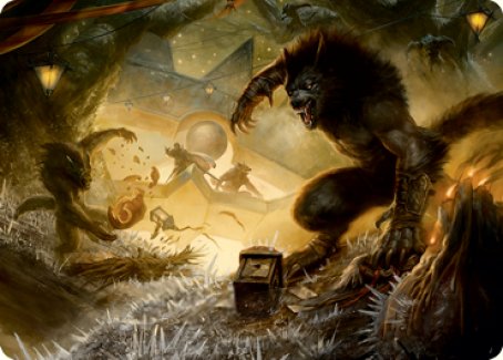 Storm the Festival Art Card [Innistrad: Midnight Hunt Art Series] | Cracking-Singles