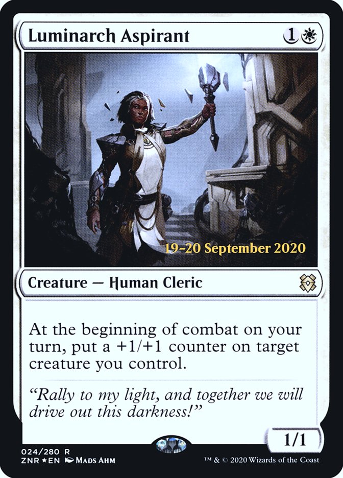 Luminarch Aspirant  [Zendikar Rising Prerelease Promos] | Cracking-Singles