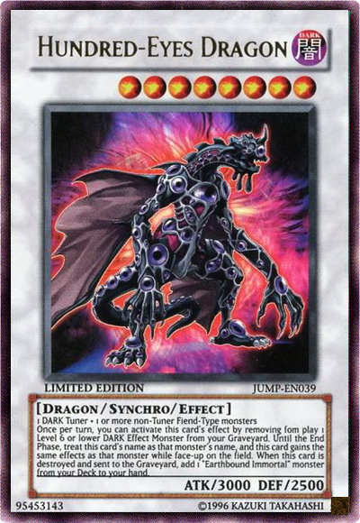 Hundred-Eyes Dragon [JUMP-EN039] Ultra Rare | Cracking-Singles