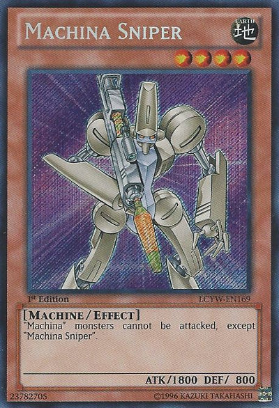 Machina Sniper [LCYW-EN169] Secret Rare | Cracking-Singles
