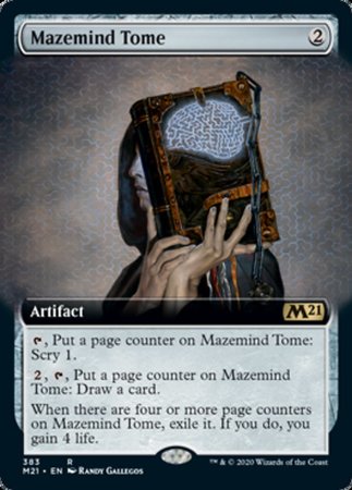 Mazemind Tome (Extended Art) [Core Set 2021] | Cracking-Singles