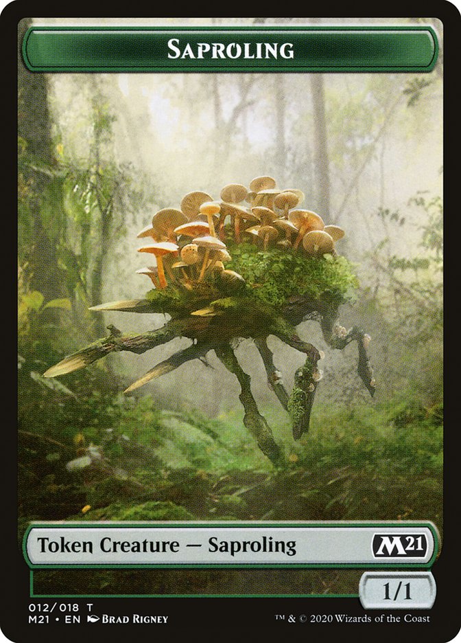 Saproling Token [Core Set 2021] | Cracking-Singles