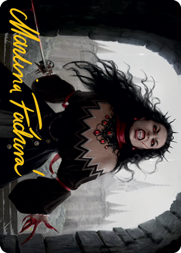 Voldaren Stinger Art Card (Gold-Stamped Signature) [Innistrad: Midnight Hunt Art Series] | Cracking-Singles