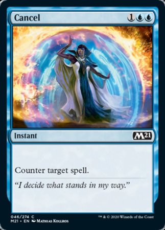 Cancel [Core Set 2021] | Cracking-Singles