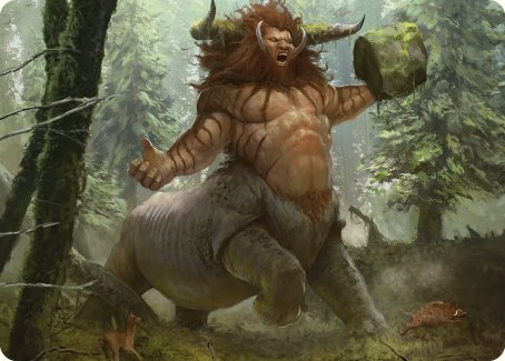 Stonehoof Chieftain Art Card [Commander Masters Art Series] | Cracking-Singles