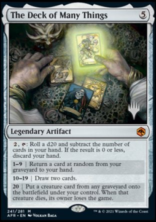 The Deck of Many Things (Promo Pack) [Dungeons & Dragons: Adventures in the Forgotten Realms Promos] | Cracking-Singles