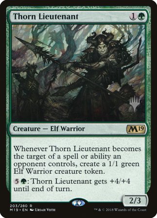 Thorn Lieutenant [Core Set 2019 Promos] | Cracking-Singles
