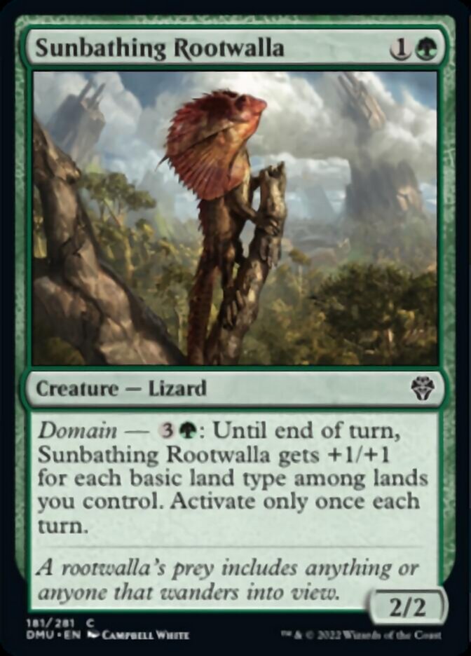 Sunbathing Rootwalla [Dominaria United] | Cracking-Singles