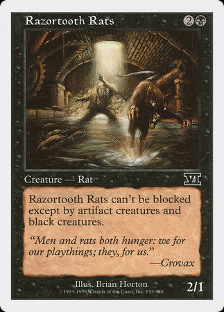Razortooth Rats [Classic Sixth Edition] | Cracking-Singles