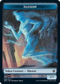 Illusion // Insect Double-sided Token [Zendikar Rising Tokens] | Cracking-Singles
