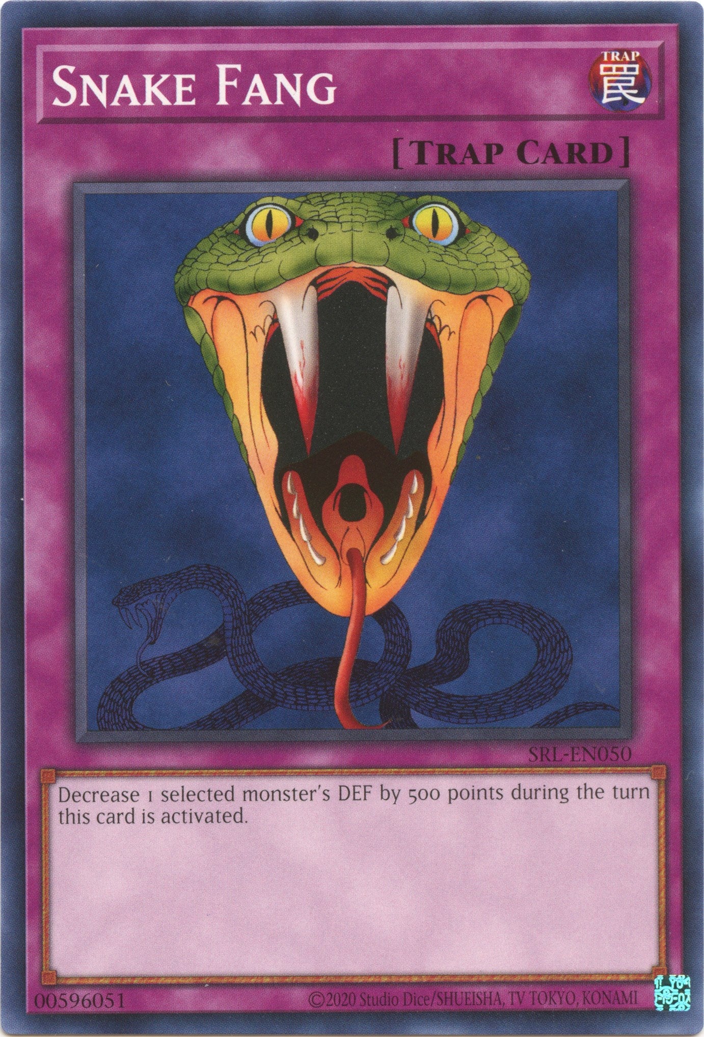 Snake Fang (25th Anniversary) [SRL-EN050] Common | Cracking-Singles