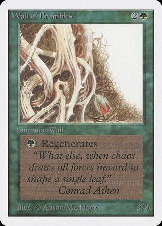 Wall of Brambles [Unlimited Edition] | Cracking-Singles