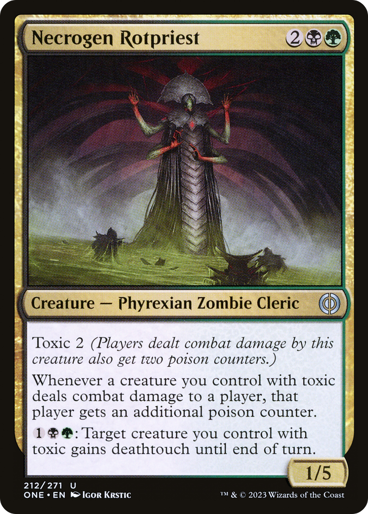 Necrogen Rotpriest [Phyrexia: All Will Be One] | Cracking-Singles