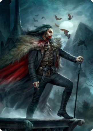Dracula, Blood Immortal Art Card [Innistrad: Crimson Vow Art Series] | Cracking-Singles