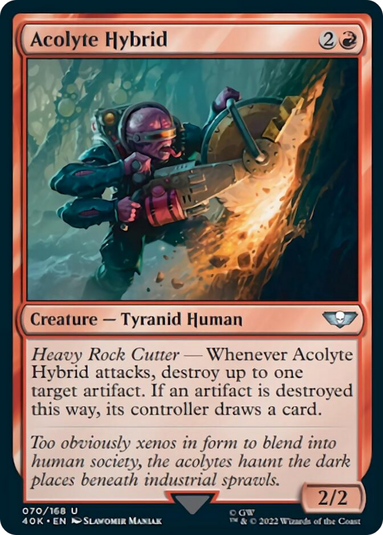 Acolyte Hybrid (Surge Foil) [Universes Beyond: Warhammer 40,000] | Cracking-Singles