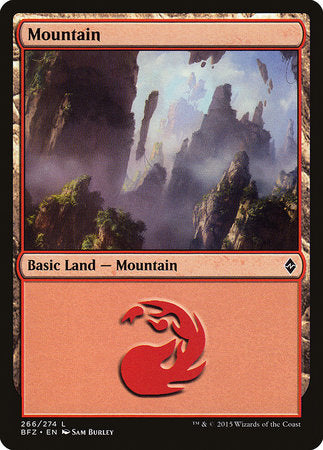 Mountain (266) [Battle for Zendikar] | Cracking-Singles