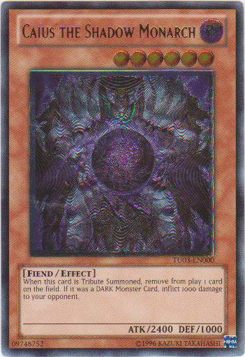 Caius the Shadow Monarch [TU03-EN000] Ultimate Rare | Cracking-Singles