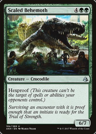 Scaled Behemoth [Amonkhet] | Cracking-Singles