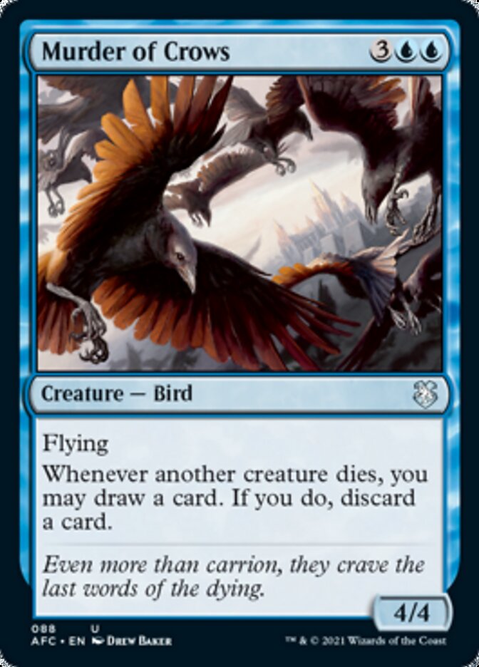Murder of Crows [Dungeons & Dragons: Adventures in the Forgotten Realms Commander] | Cracking-Singles