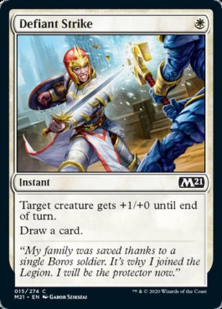 Defiant Strike [Core Set 2021] | Cracking-Singles