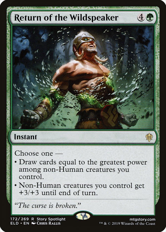 Return of the Wildspeaker [Throne of Eldraine] | Cracking-Singles