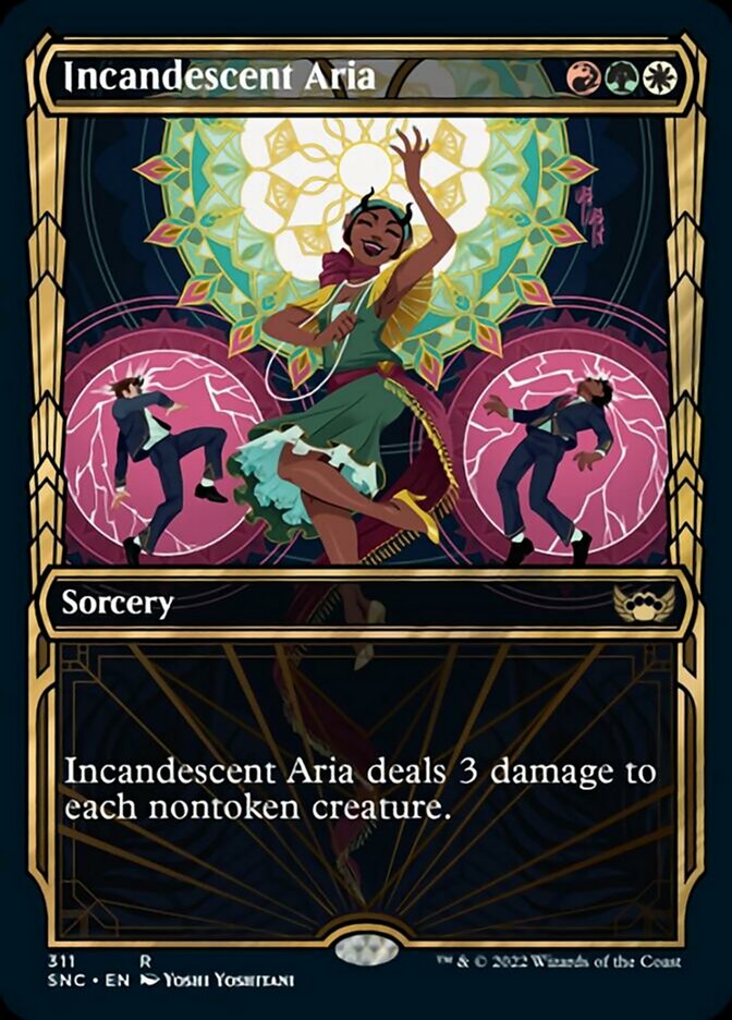Incandescent Aria (Showcase Golden Age) [Streets of New Capenna] | Cracking-Singles