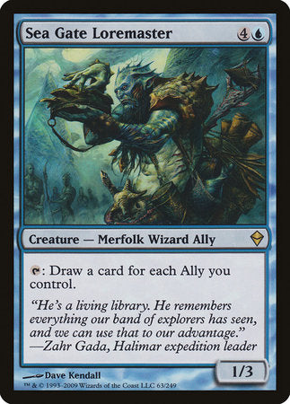 Sea Gate Loremaster [Zendikar] | Cracking-Singles