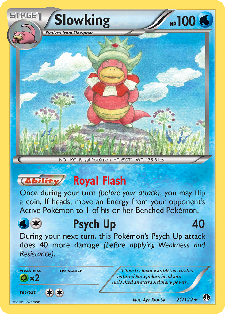Slowking (21/122) [XY: BREAKpoint] | Cracking-Singles
