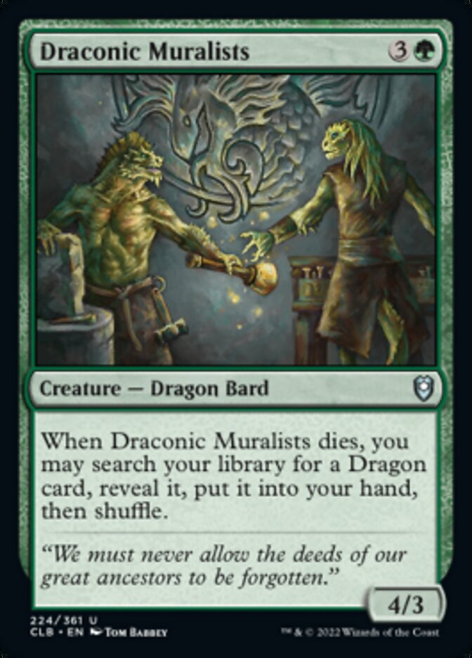 Draconic Muralists [Commander Legends: Battle for Baldur's Gate] | Cracking-Singles