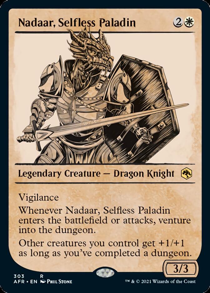 Nadaar, Selfless Paladin (Showcase) [Dungeons & Dragons: Adventures in the Forgotten Realms] | Cracking-Singles