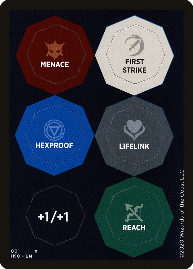 Ability Punchcard [Ikoria: Lair of Behemoths Tokens] | Cracking-Singles