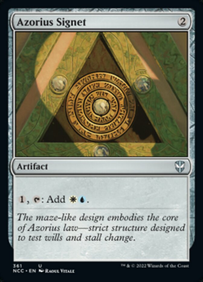 Azorius Signet [Streets of New Capenna Commander] | Cracking-Singles