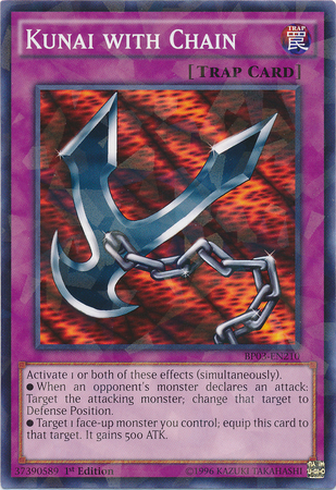 Kunai with Chain [BP03-EN210] Shatterfoil Rare | Cracking-Singles