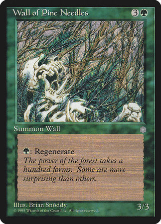 Wall of Pine Needles [Ice Age] | Cracking-Singles