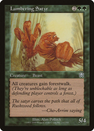 Lumbering Satyr [Mercadian Masques] | Cracking-Singles