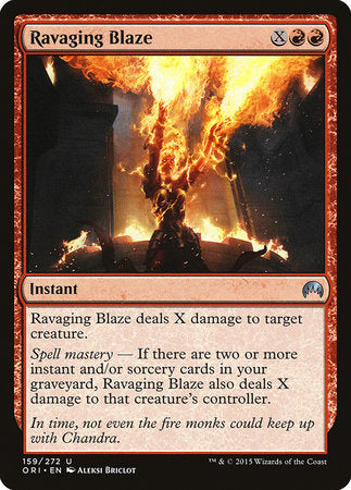 Ravaging Blaze [Magic Origins] | Cracking-Singles