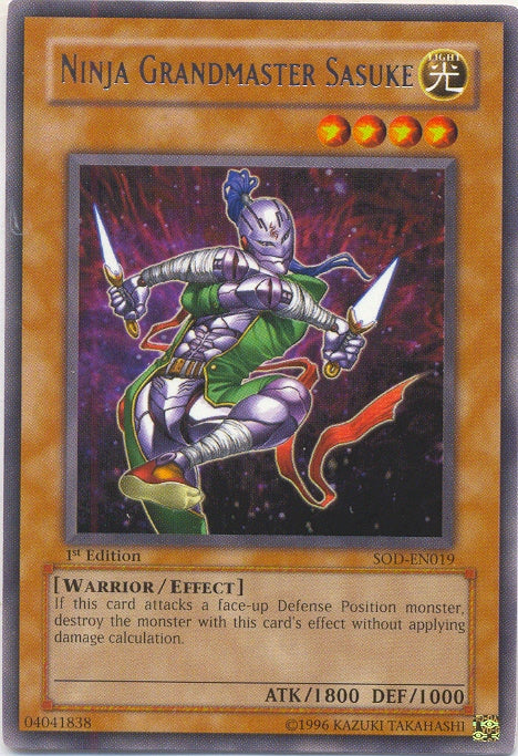 Ninja Grandmaster Sasuke [SOD-EN019] Rare | Cracking-Singles