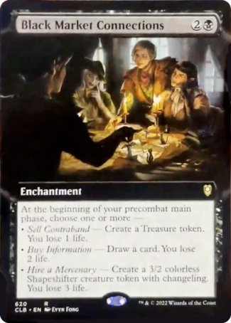 Black Market Connections (Extended Art) [Commander Legends: Battle for Baldur's Gate] | Cracking-Singles