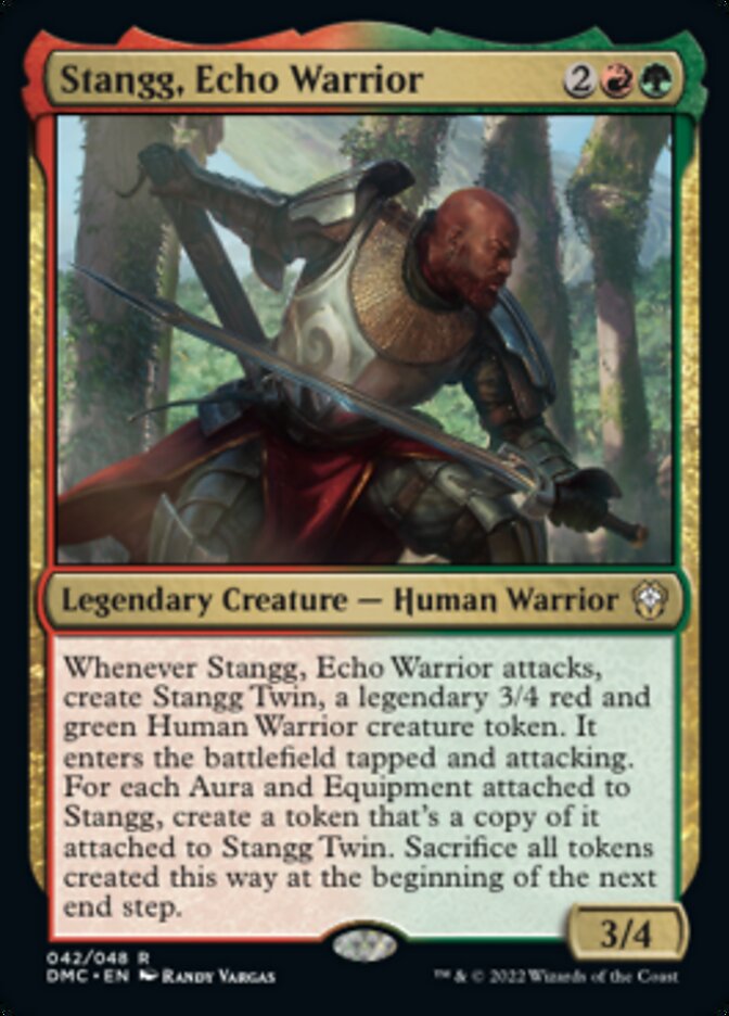 Stangg, Echo Warrior [Dominaria United Commander] | Cracking-Singles