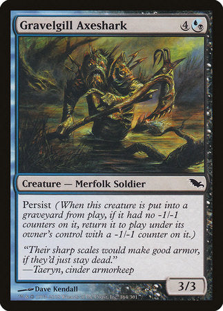 Gravelgill Axeshark [Shadowmoor] | Cracking-Singles
