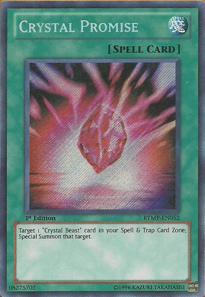 Crystal Promise [RYMP-EN052] Secret Rare | Cracking-Singles