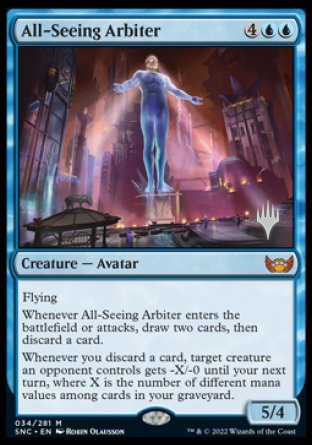 All-Seeing Arbiter (Promo Pack) [Streets of New Capenna Promos] | Cracking-Singles