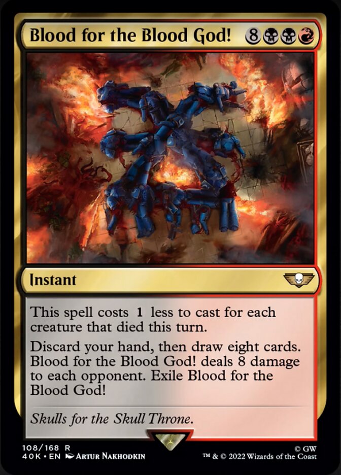 Blood for the Blood God! [Universes Beyond: Warhammer 40,000] | Cracking-Singles
