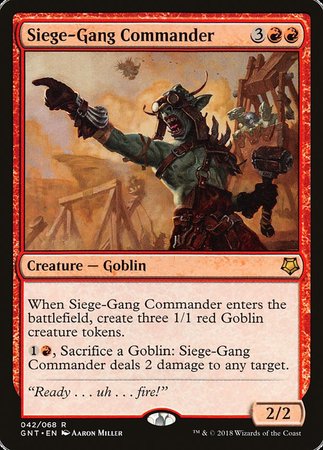 Siege-Gang Commander [Game Night] | Cracking-Singles