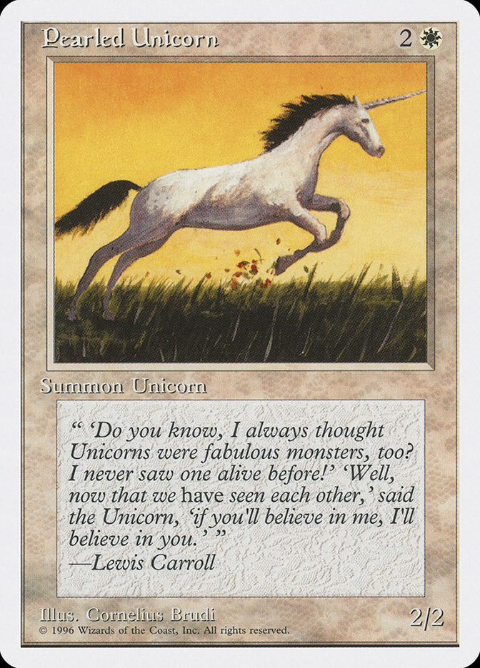 Pearled Unicorn [Introductory Two-Player Set] | Cracking-Singles